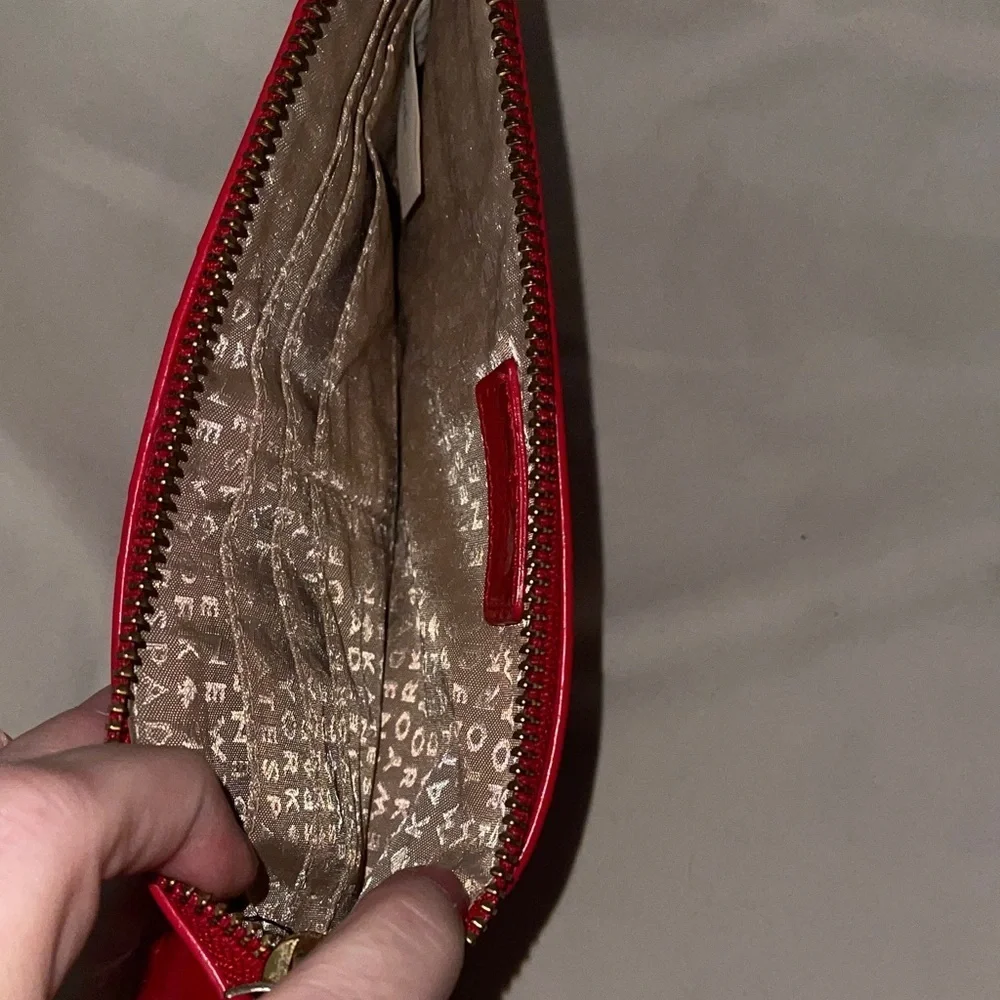 Kate Spade Red Wristlet Clutch Fun Festive Color
